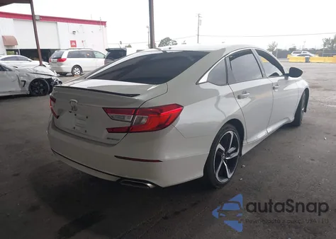 2021 Honda Accord Sport из США, поврежденный, VIN 1HGCV1F33MA053007